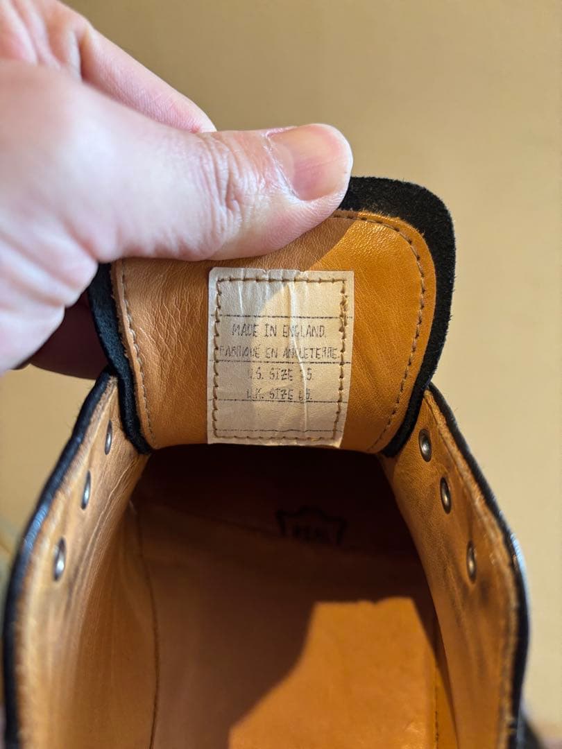 ★美品★Thom Browneレザーソール ロングウィングチップ ブローグ