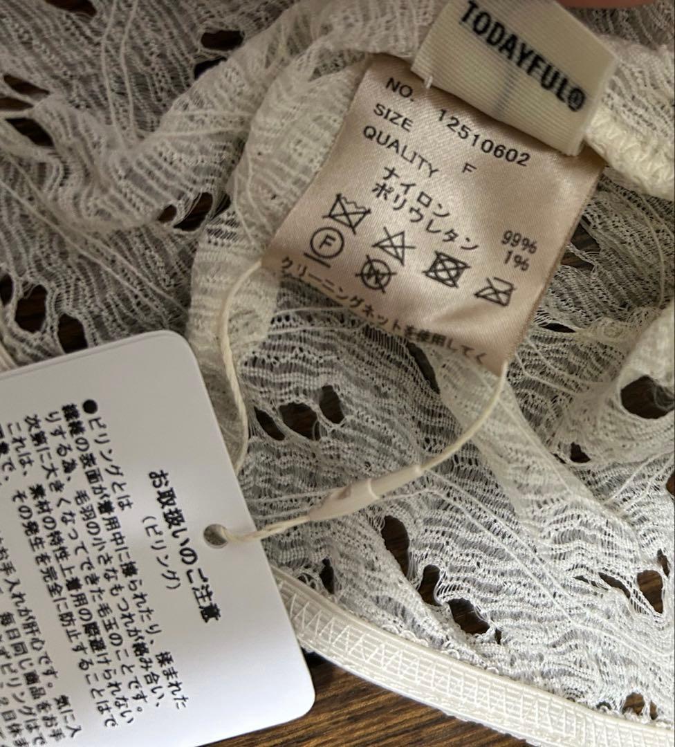 【新品未使用/TODAYFUL】Jacquard Long T-shirts