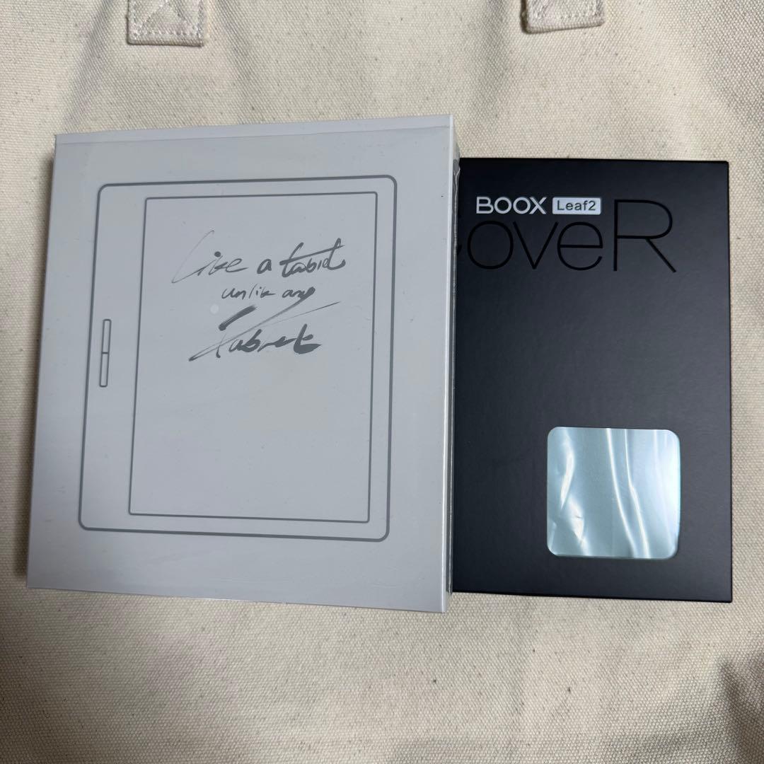 BOOX leaf2 ホワイト　純正ケース