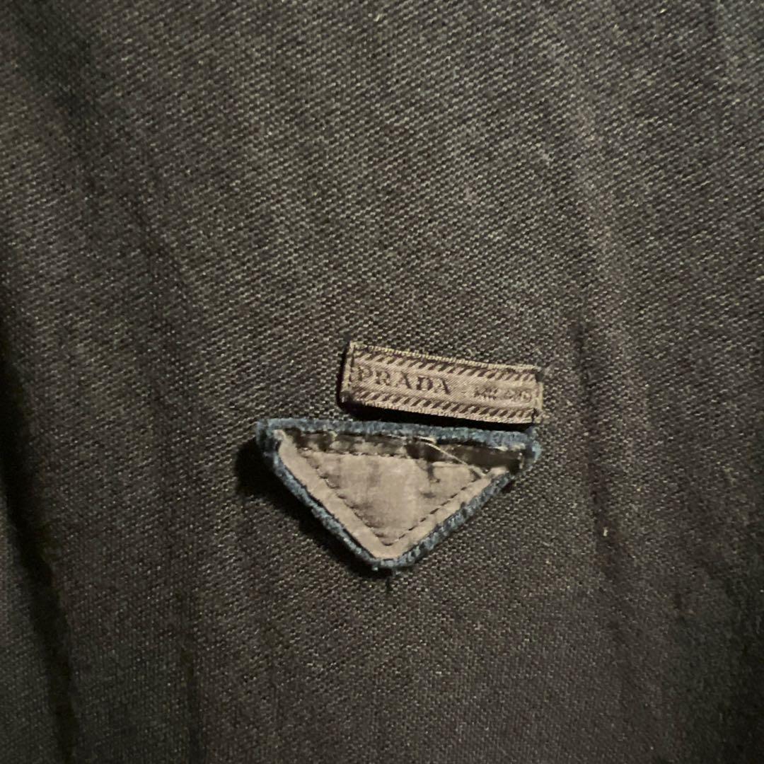PRADA ポロシャツ ブラック ロゴ
