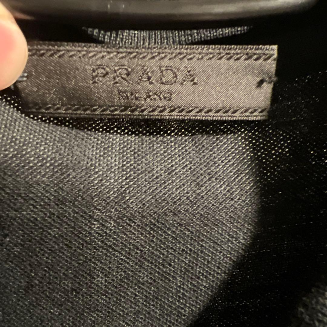PRADA ポロシャツ ブラック ロゴ