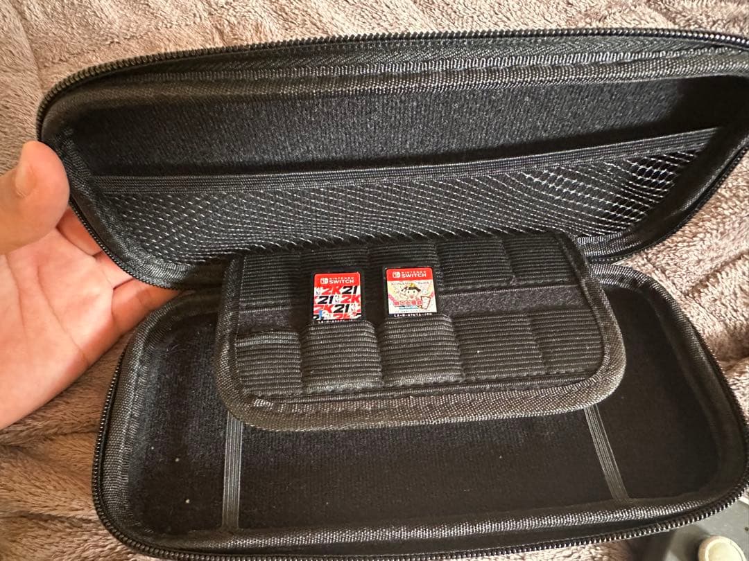 Nintendo Switch Lite グレー ケースとカセット付き