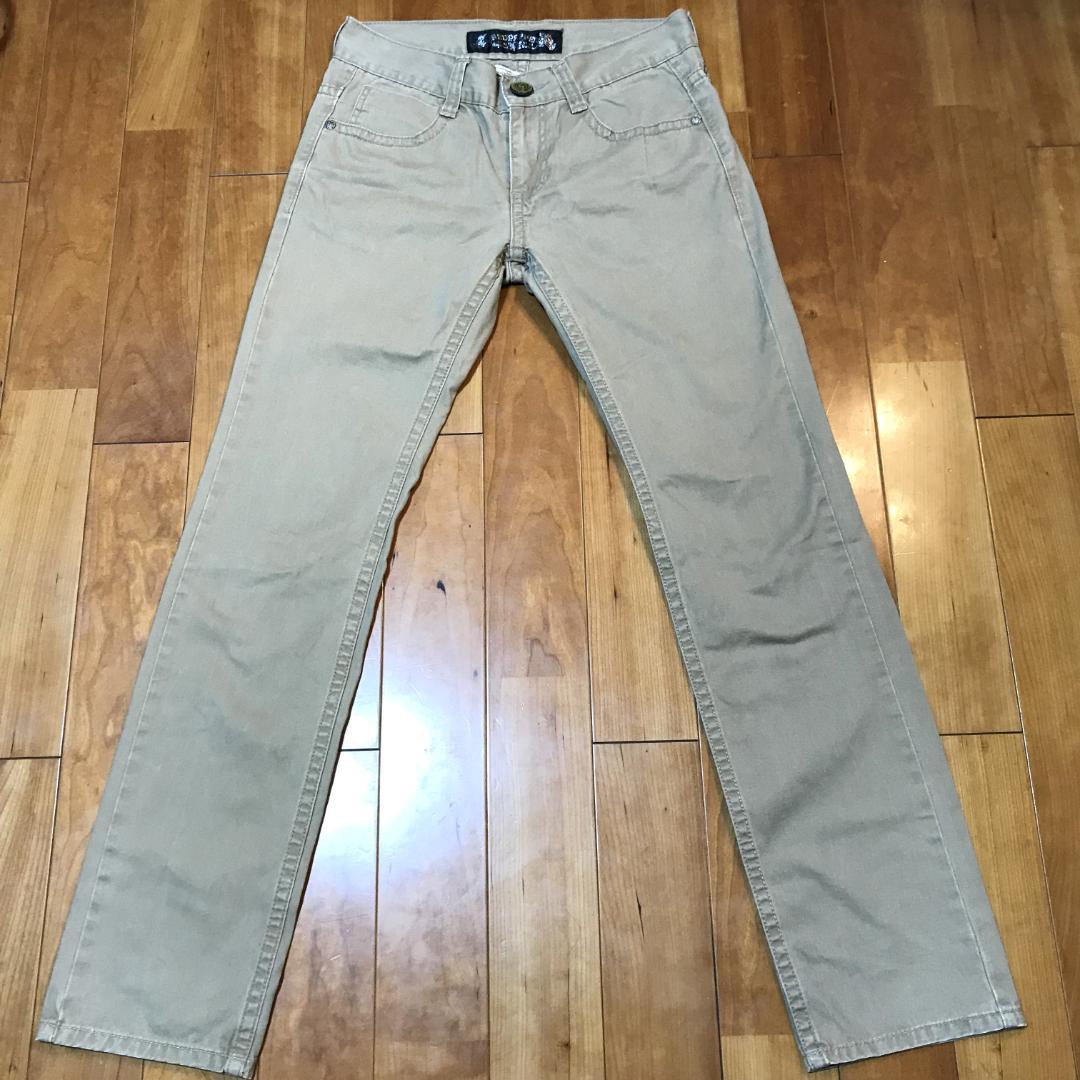 メンズ【美品 Red Pepper Ed Hardy】30 刺繍 チノ タトゥ