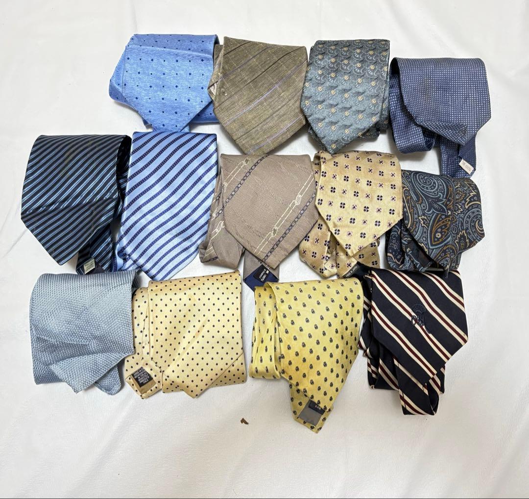 【ネクタイ大量まとめ売り】75本セット｜ハイブランド混在｜美品〜汚れあり