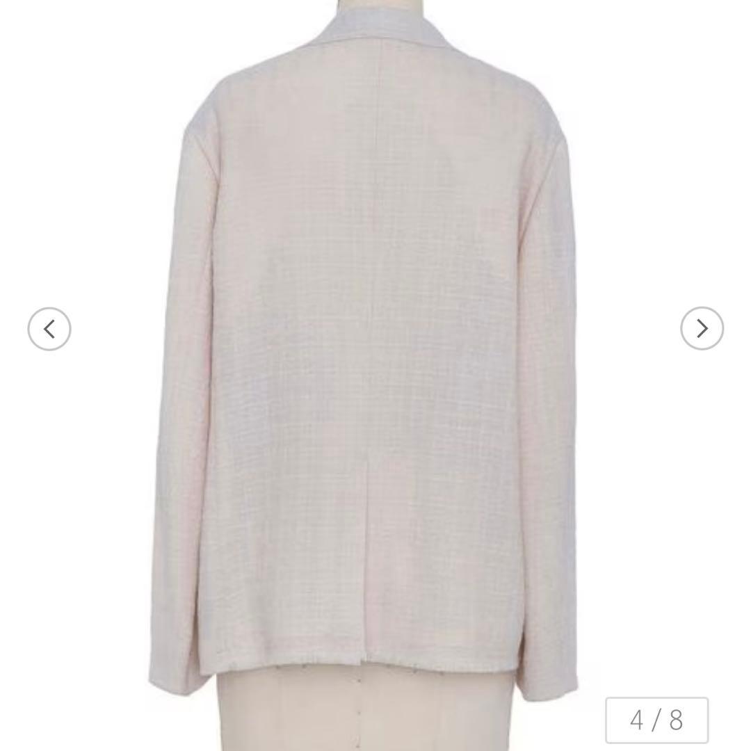 drawer spring ツイードフリンジ　テーラードジャケット　アウター