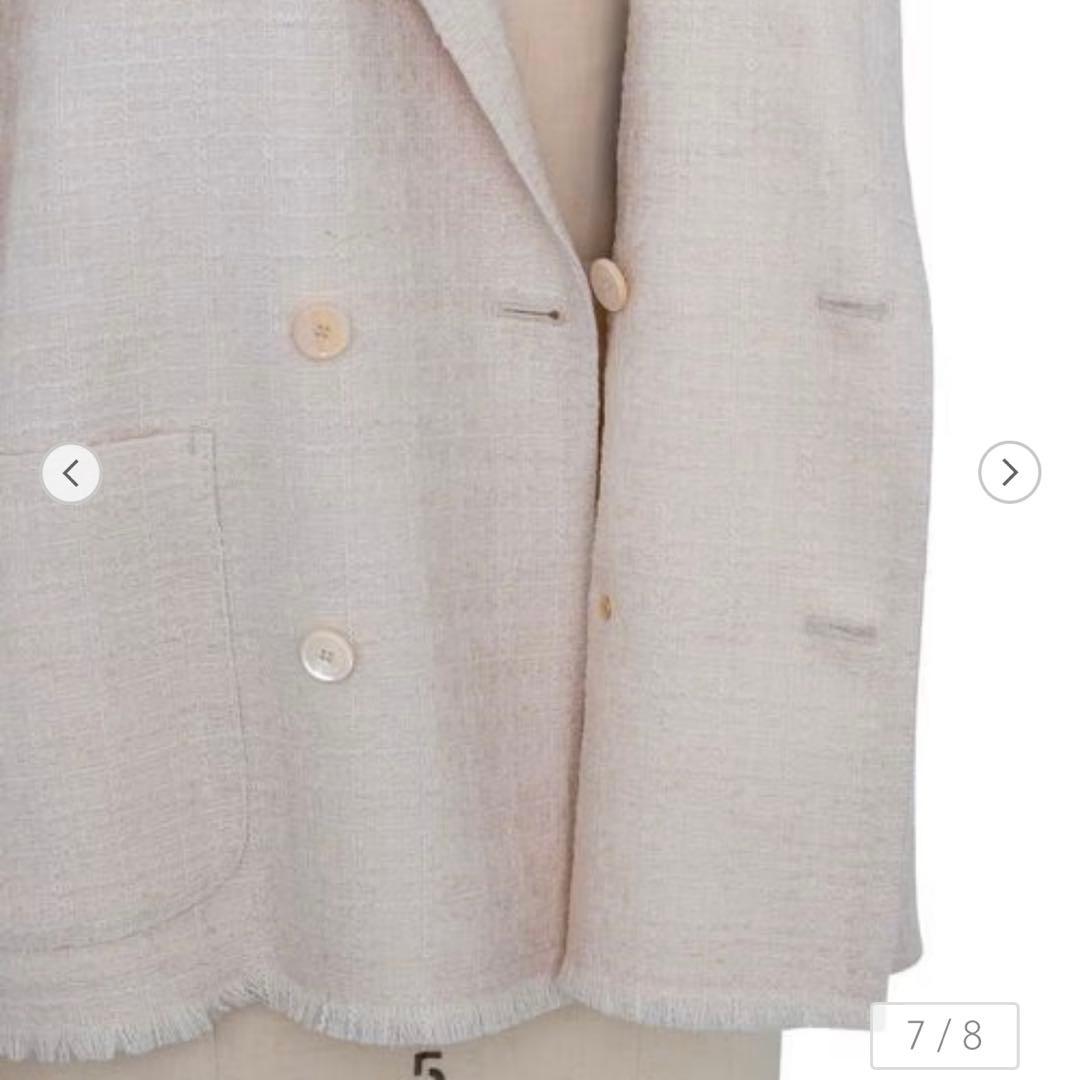 drawer spring ツイードフリンジ　テーラードジャケット　アウター