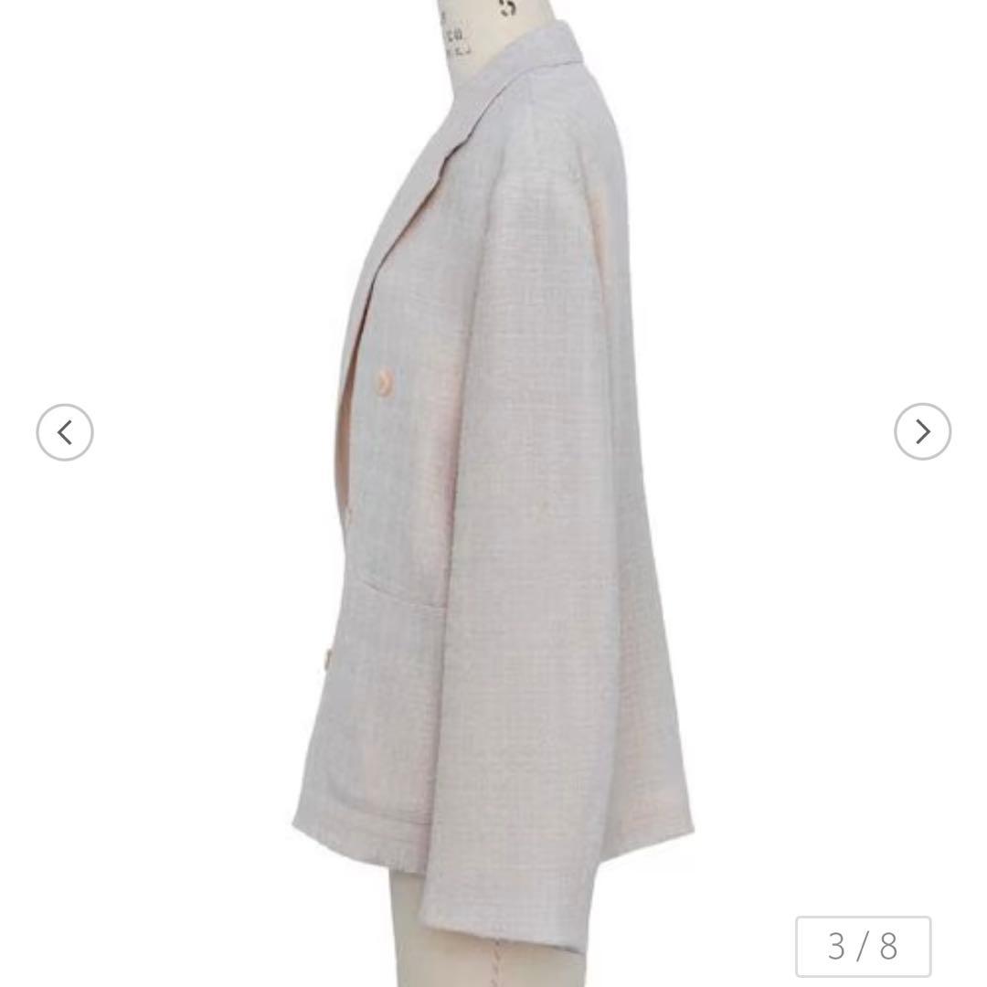 drawer spring ツイードフリンジ　テーラードジャケット　アウター