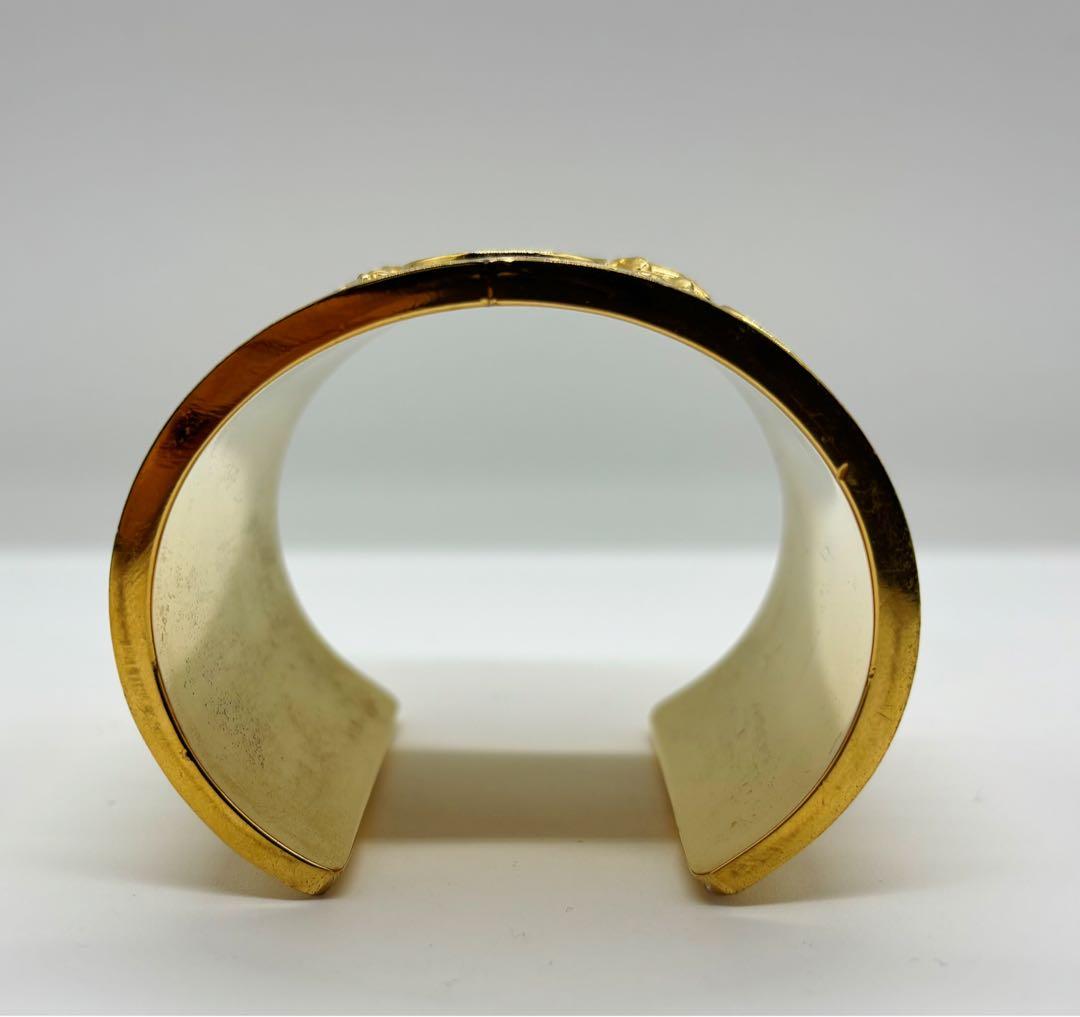 CHANEL/シャネル/ココマーク/バングル/ブレスレット/ゴールド/ヴィンテー