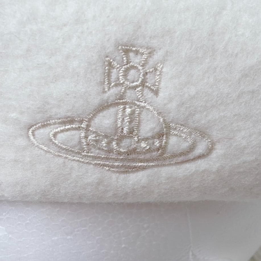 希少✨ Vivienne Westwood ベレー帽 ホワイト オーブ 日本製