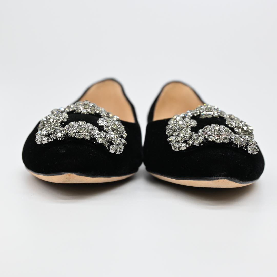 ■ □ 45769★マノロブラニク ハンギシ パンプス　フラットシューズ