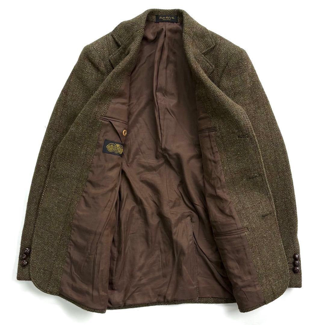 美品 RRL ツイードテーラードジャケット W32 ヘリンボーン イタリア製