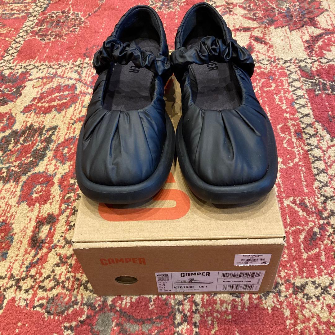 CAMPER Onda ブラック フラットシューズ EU40