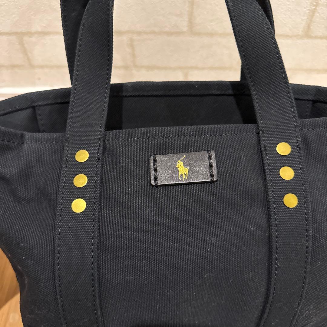 【極美品】 ポロラルフローレン キャンバス トートバッグ　ハンドバッグ