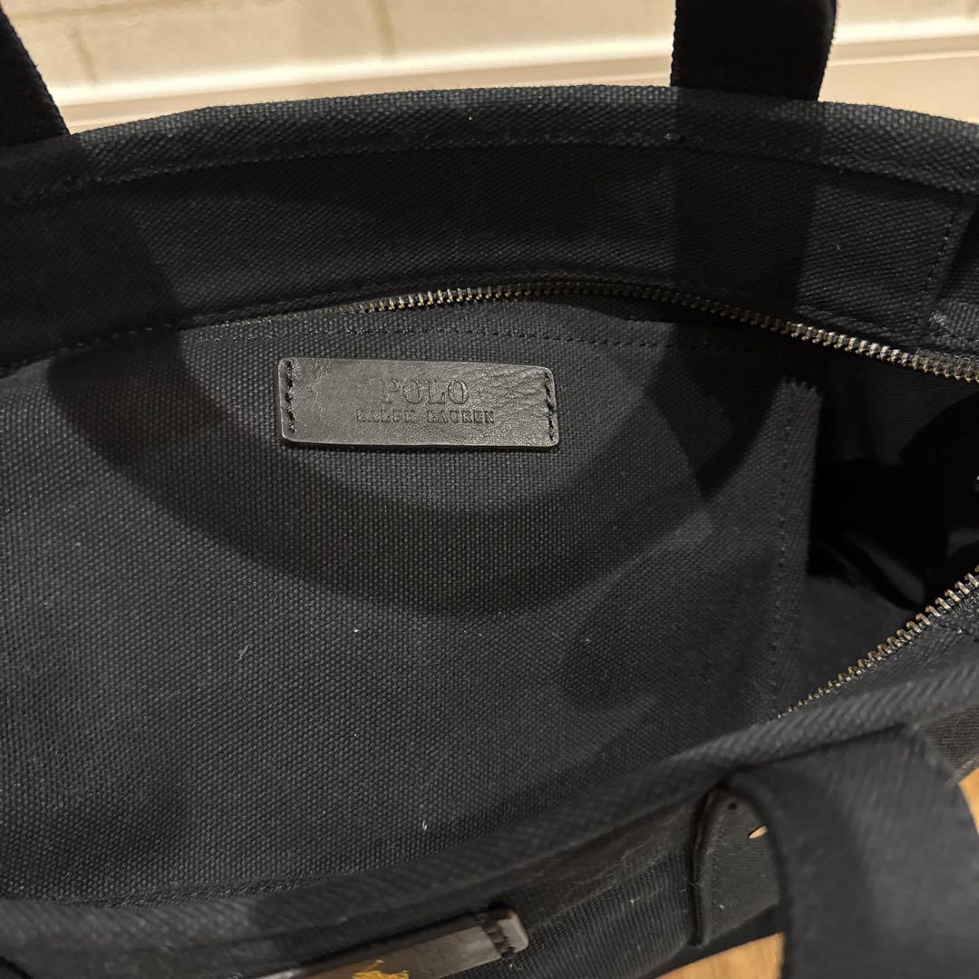 【極美品】 ポロラルフローレン キャンバス トートバッグ　ハンドバッグ