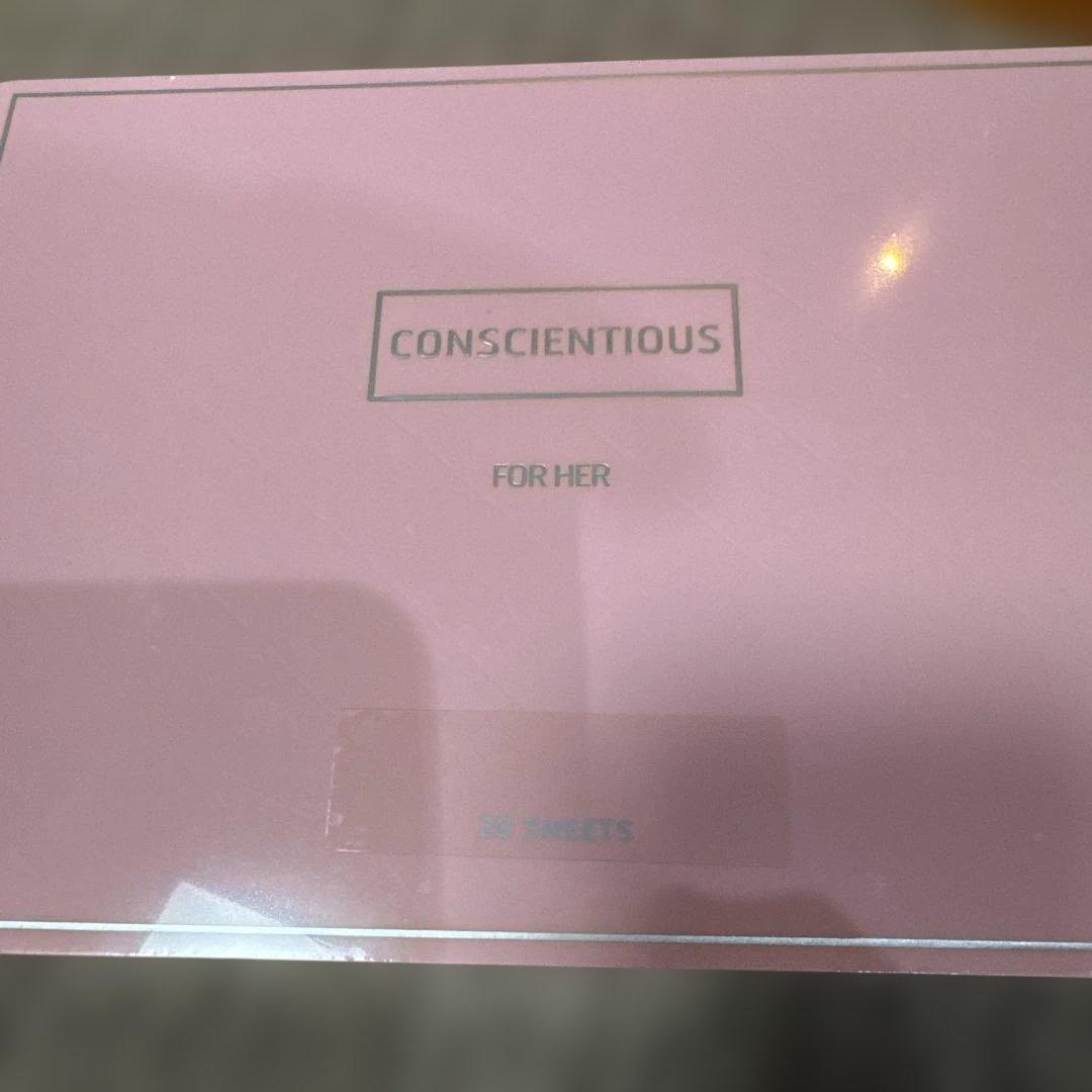 CONSCIENTIOUS FOR HER シートマスク 20枚入り