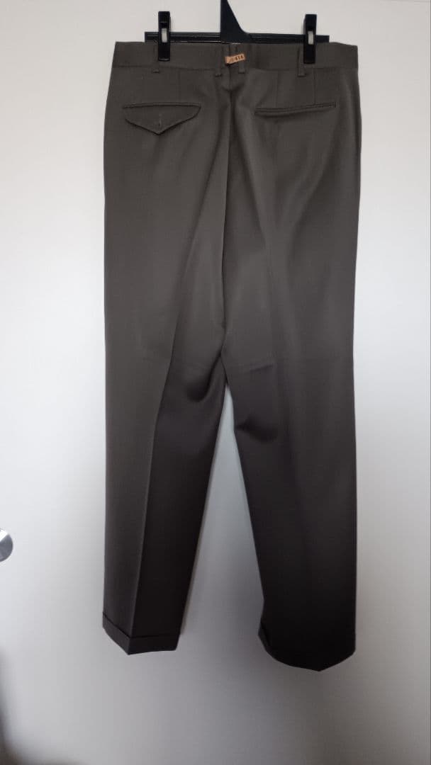 AB7 Burberry 茶 シングルスリーピーススーツ