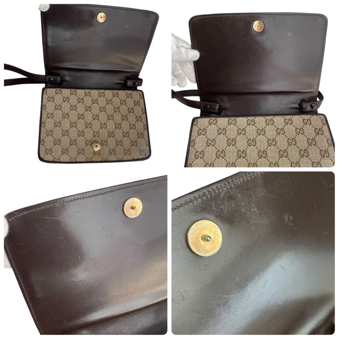 美品✨GUCCI オールドグッチ ショルダーバッグ インターロッキングG