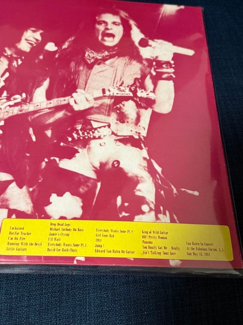 洋楽 van halen mothers day live 1984 2lp