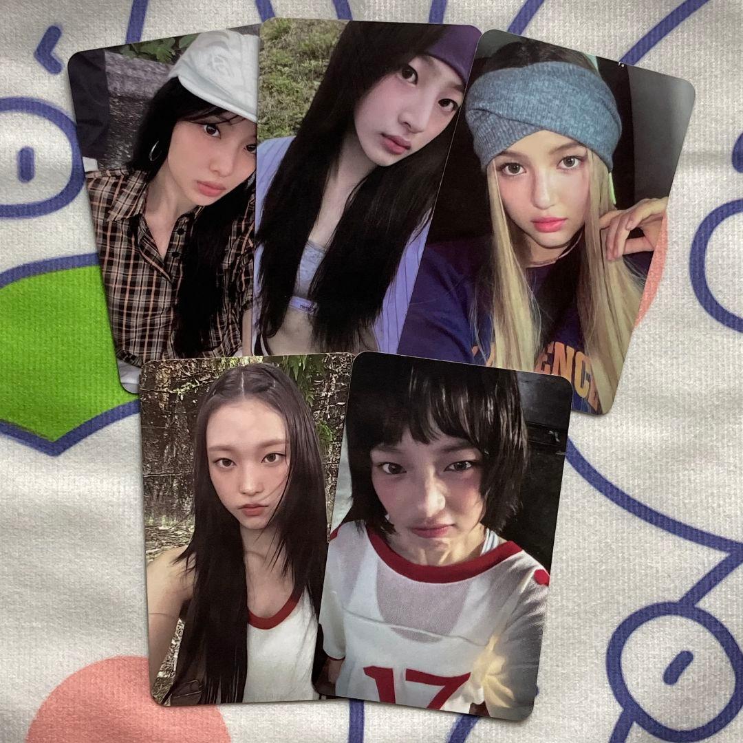 NewJeans how sweet サノク 公開放送 トレカ セット5枚