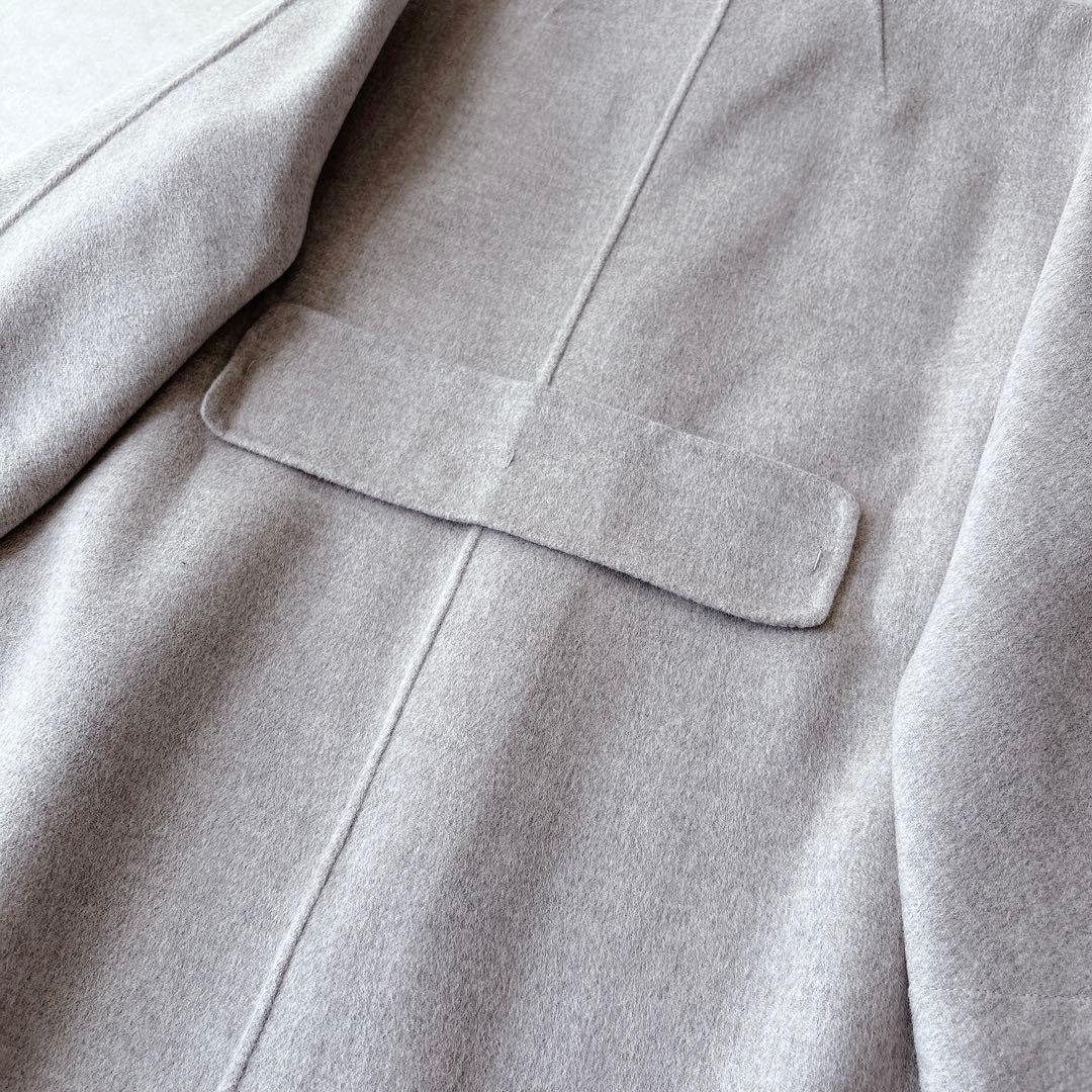 未使用★S MAX MARA｜クチートアマーノリバーコート グレージュ 44