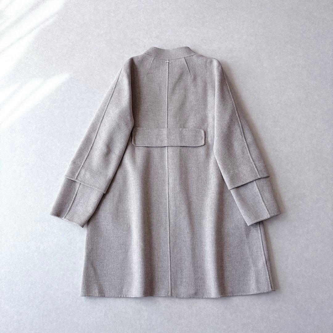 未使用★S MAX MARA｜クチートアマーノリバーコート グレージュ 44
