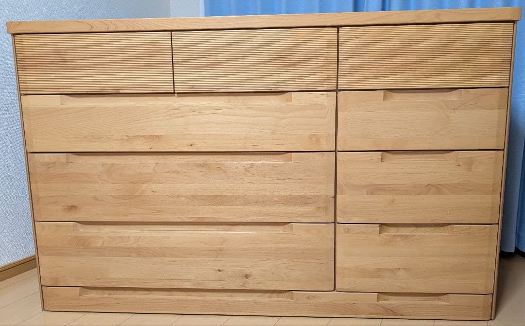 タンス　ローチェスト　ナチュラル　SANKOU 日本製