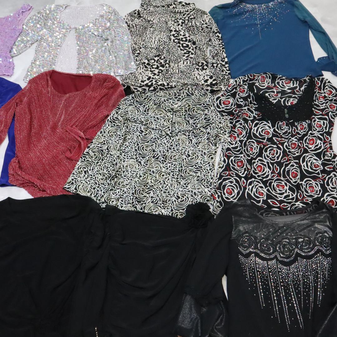 美品 社交ダンス 衣装 レッスン着 30着 まとめ売り ブラウス トップス