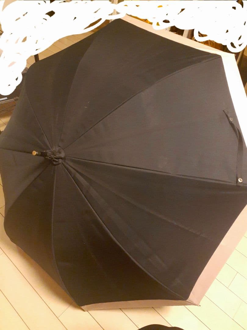 SUN BARRIER 100　(サンバリア)　長傘/コンビ/ピンク(竹手元)