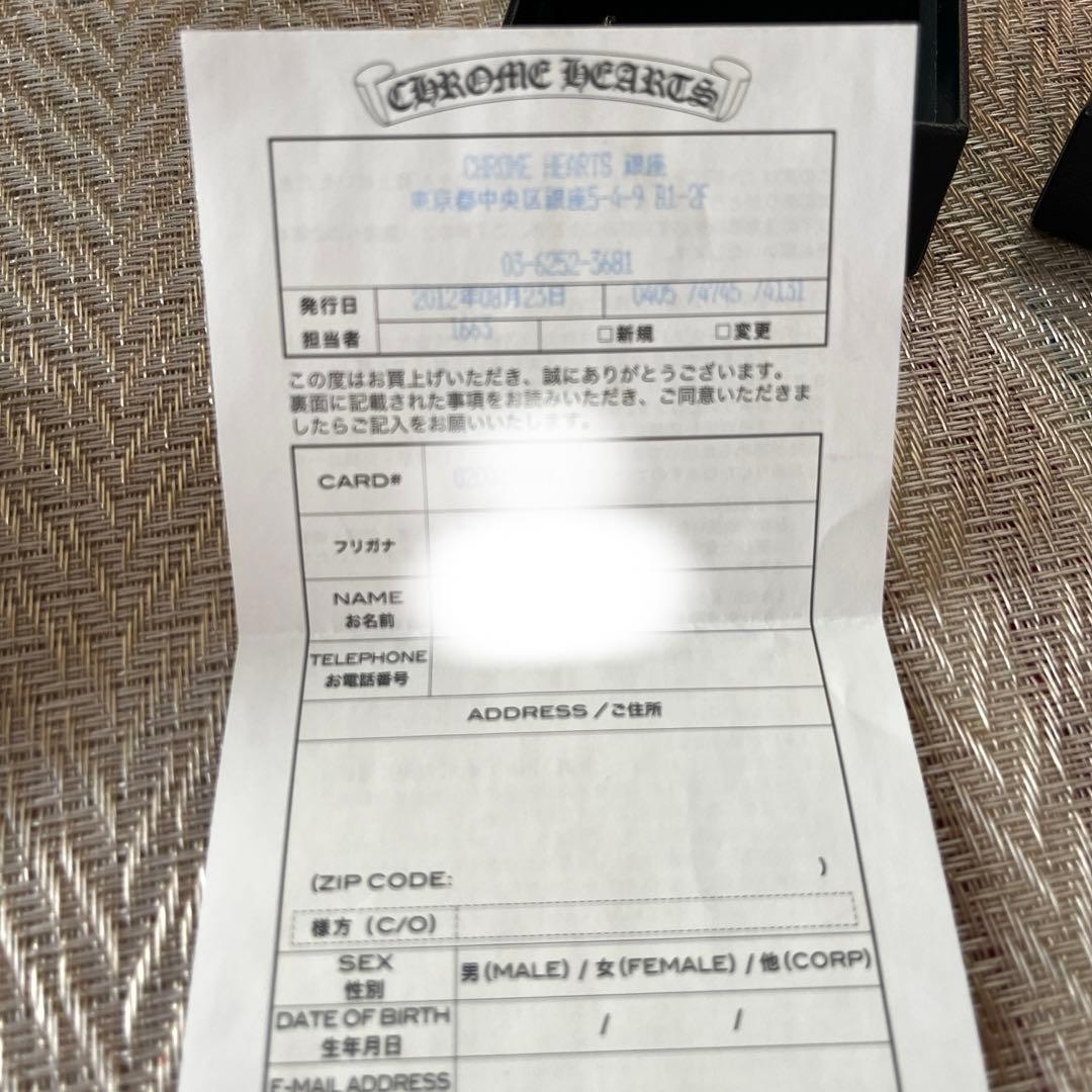 CHROME HEARTS(クロムハーツ)DAGGER CUFFLINKSカフス