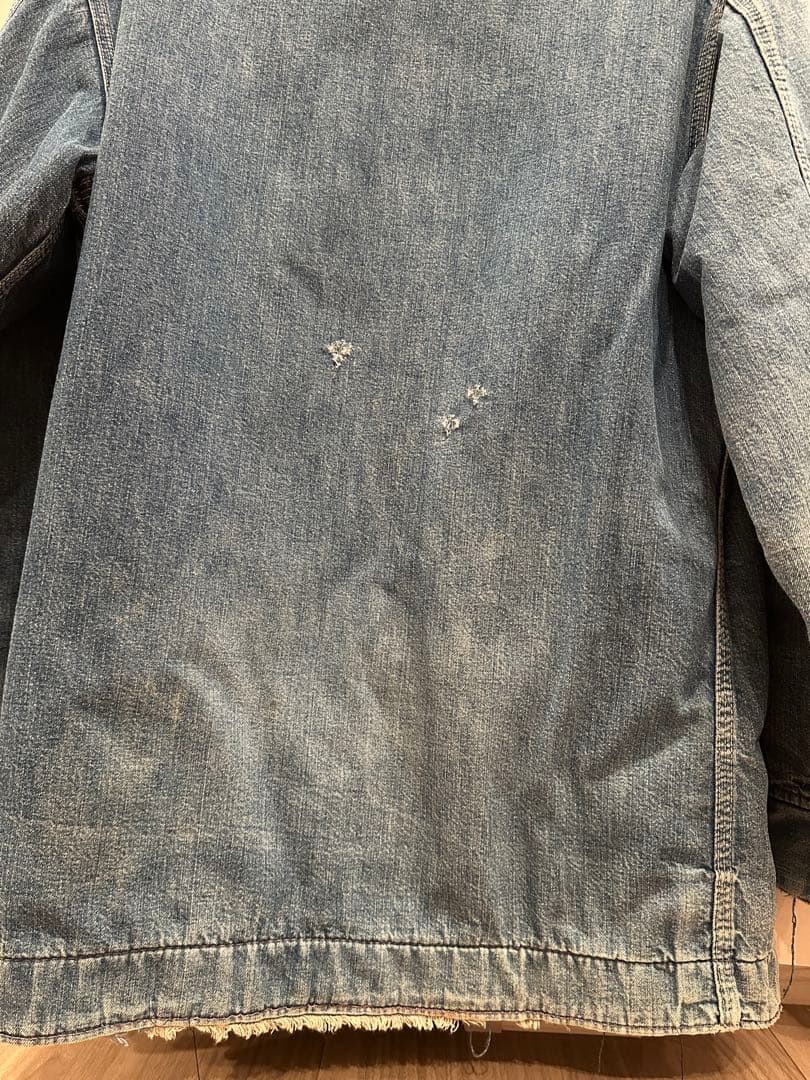 デニムブルー カバーオール