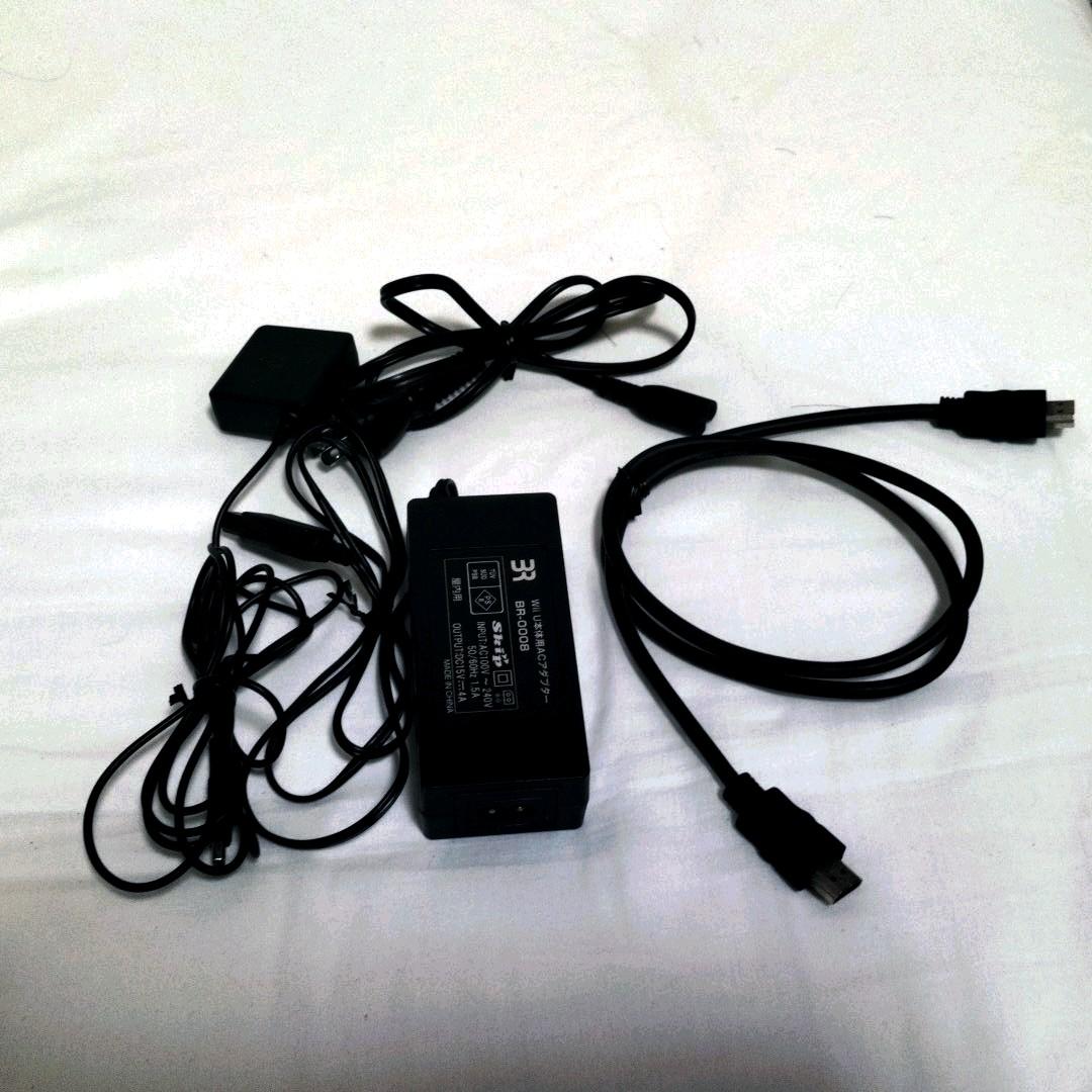 Wii U 本体　ソフト5本　その他ケーブル