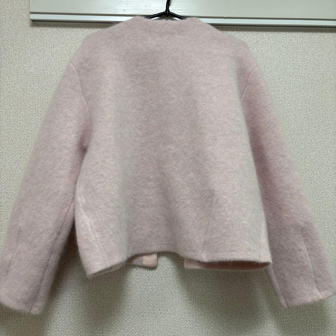 アンゴラコクーンニットジャケット