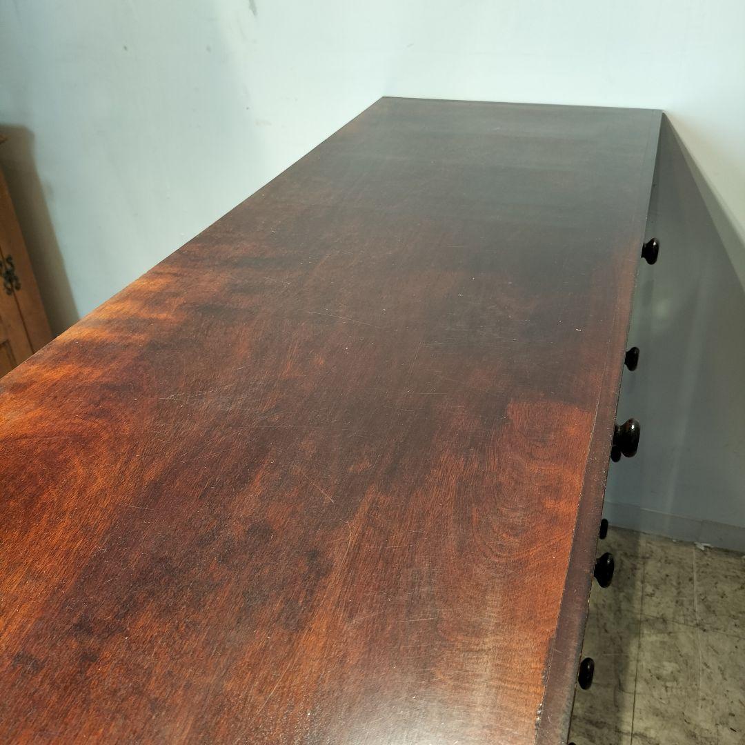 M♦北海道　民芸家具　4段チェスト　 和光木材