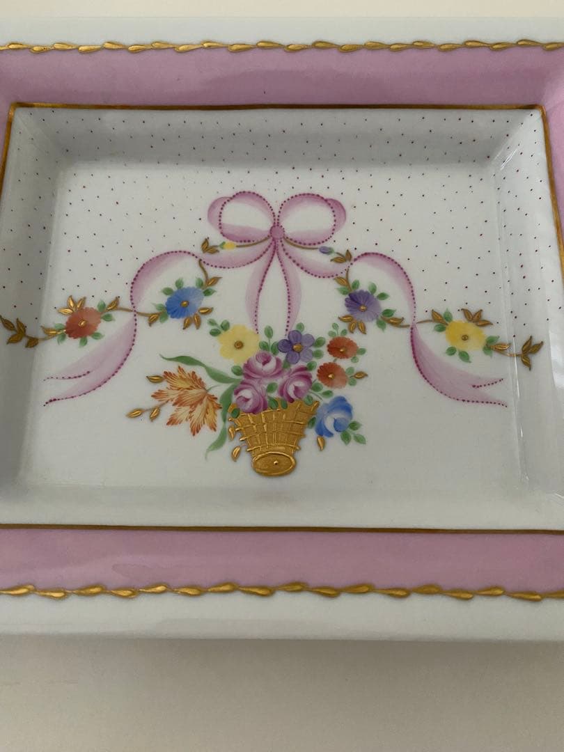 リモージュ「ロール セリニャック」 マリーアントワネット 手描き24金