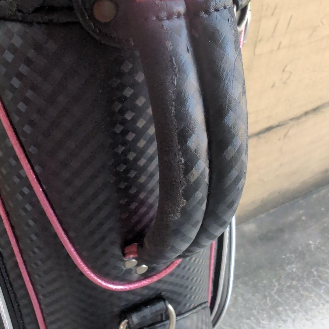 専用XXIO ゴルフバッグ・キャディバッグレディース 黒ピンク