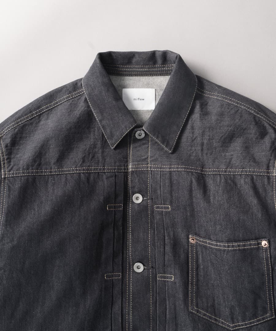 miffew ミフュー　デニムダウンジャケット Gジャン