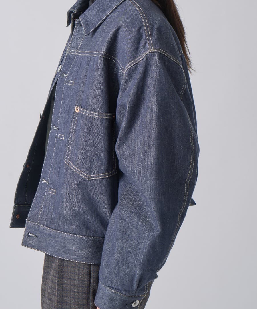 miffew ミフュー　デニムダウンジャケット Gジャン