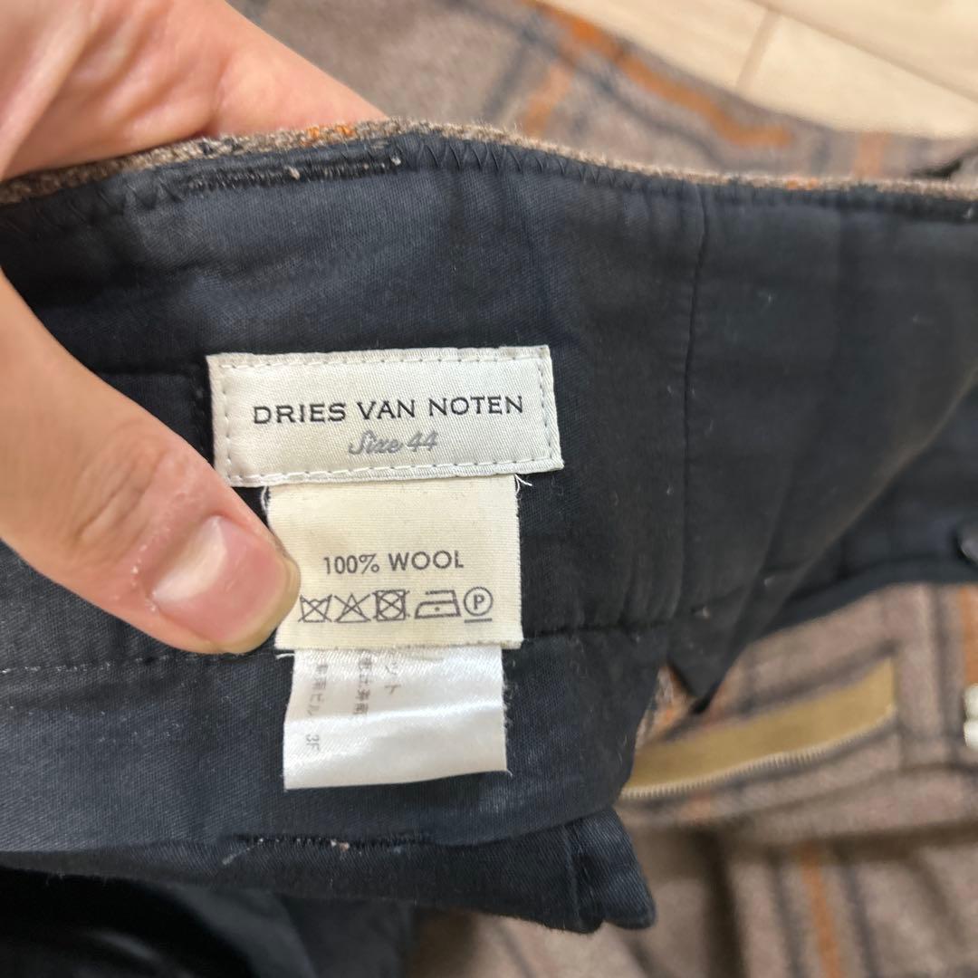 dries van noten 20aw チェック柄スラックス