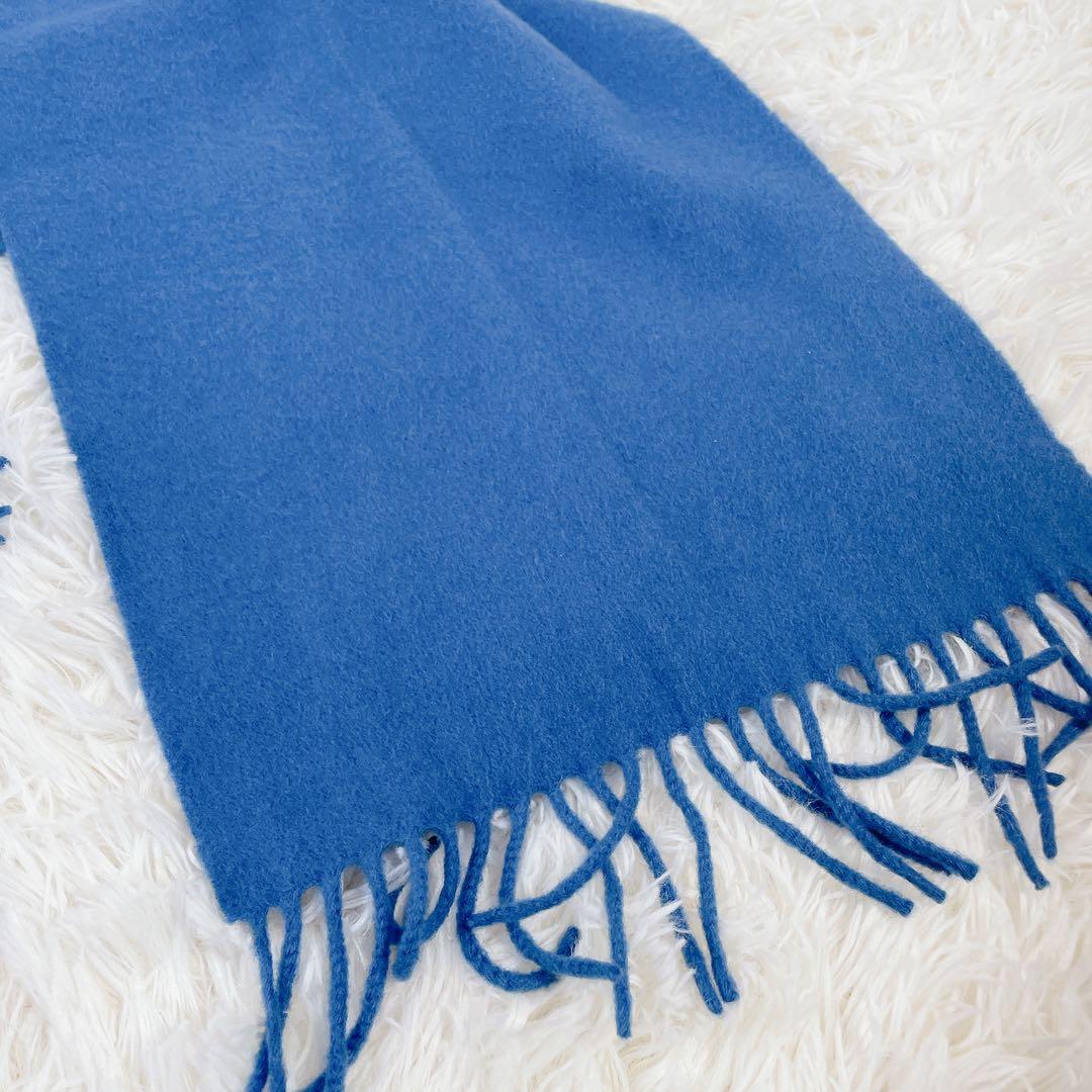 美品　シャネルブティック　カシミヤ100% マフラー　高級手触り　イタリア製