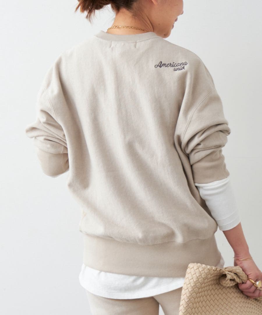 【AMERICANA/アメリカーナ】 PREPS SWEAT