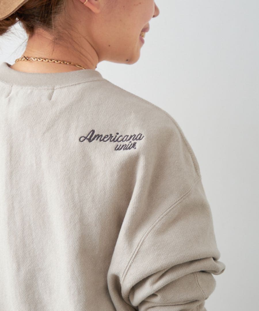 【AMERICANA/アメリカーナ】 PREPS SWEAT