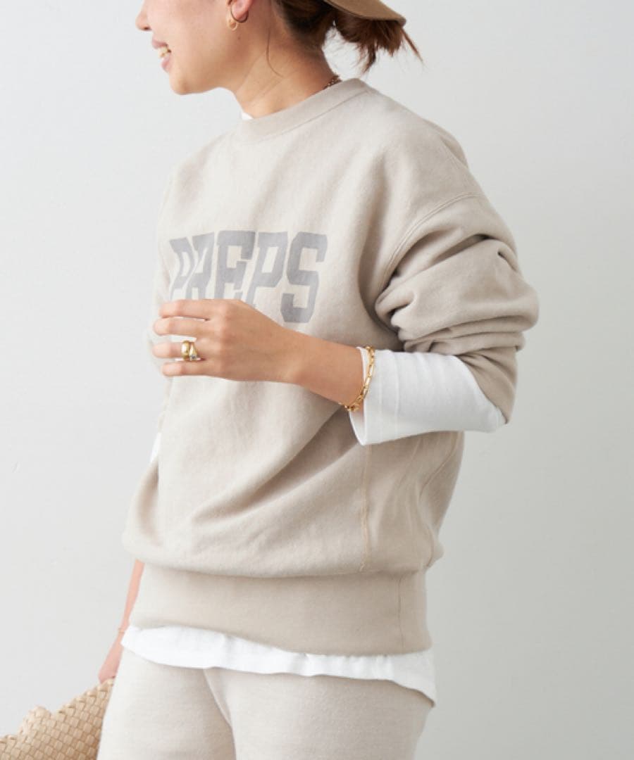 【AMERICANA/アメリカーナ】 PREPS SWEAT