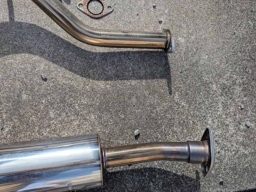 中古　エブリィ ワゴンDA17W1本出し SUS ブルー