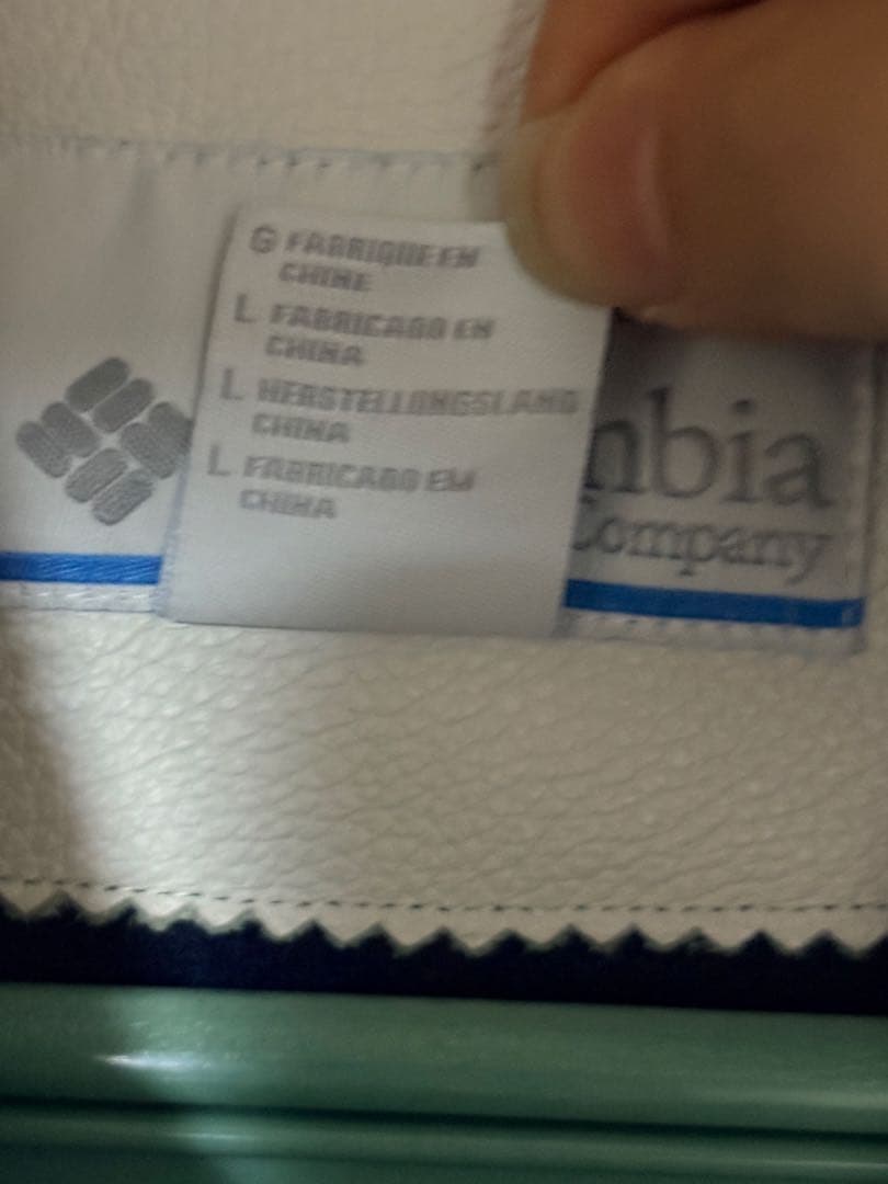 Columbia スタジャン Lサイズ ネイビー/ホワイト牛革使用 値下げ交渉可