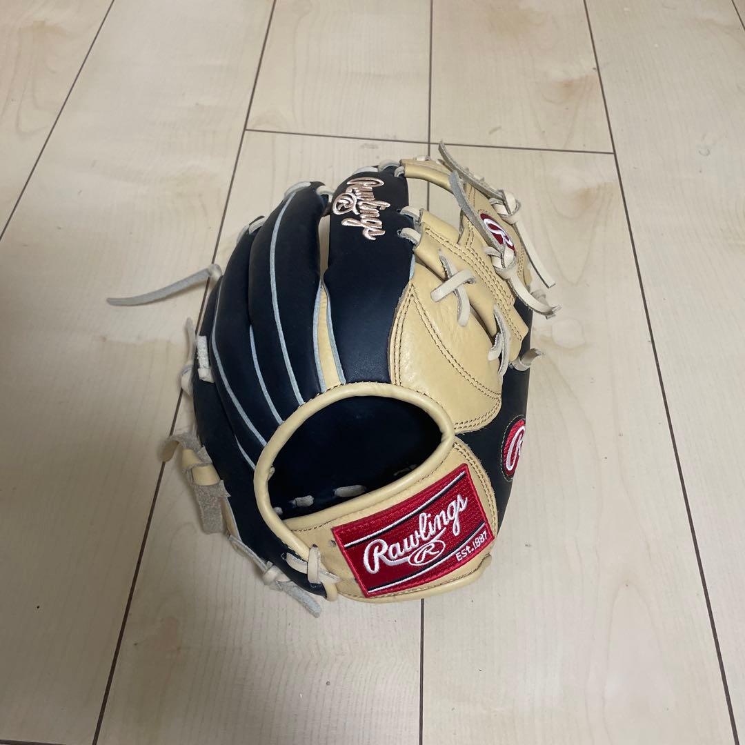 【美品・ほぼ未使用】ローリングス 一般軟式グローブ 内野手用キャメル 値下げ可能