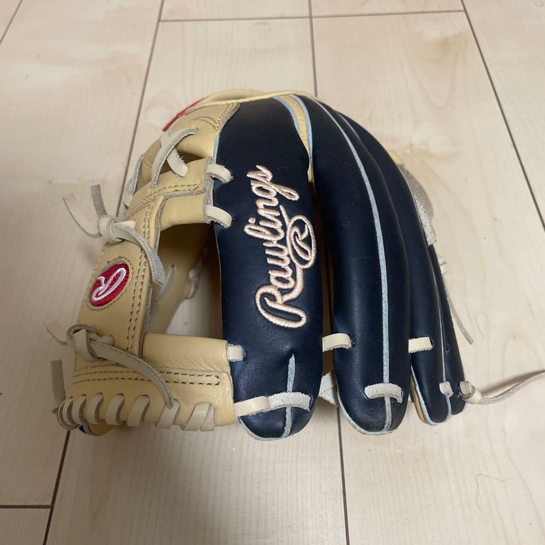 【美品・ほぼ未使用】ローリングス 一般軟式グローブ 内野手用キャメル 値下げ可能