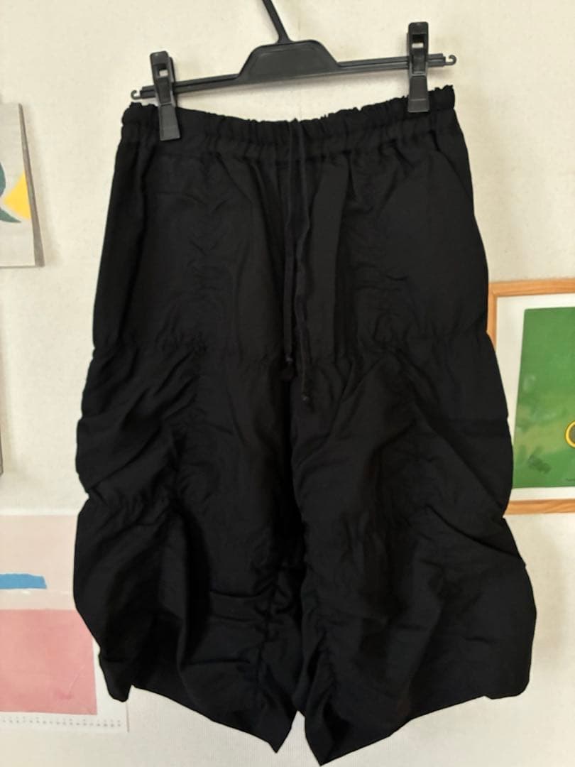 ブラックコムデギャルソン　美品　シャーリングパンツ