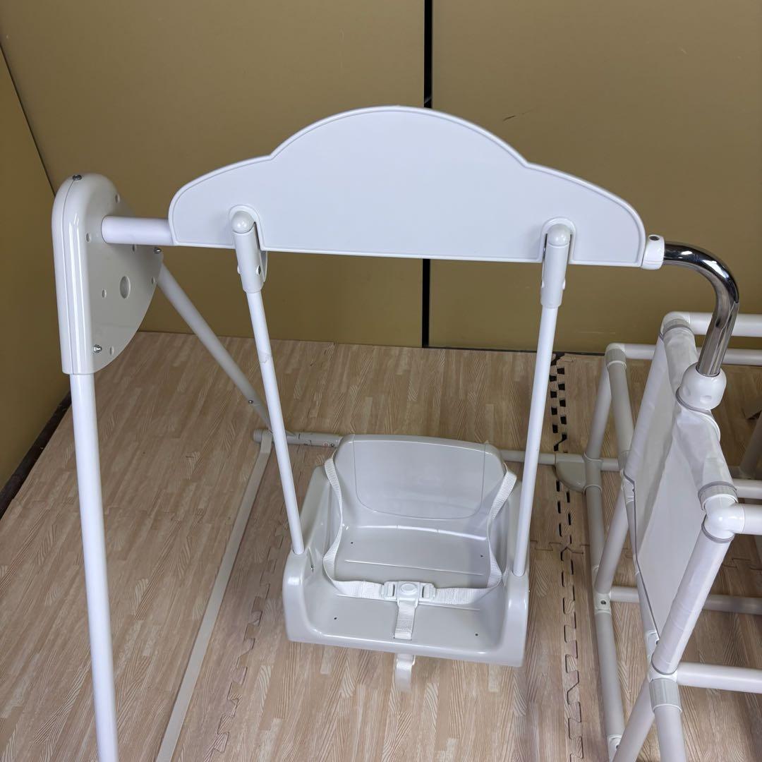 除菌清掃済　☆美品☆　野中製作所　マイファーストキッズパーク　ホワイト