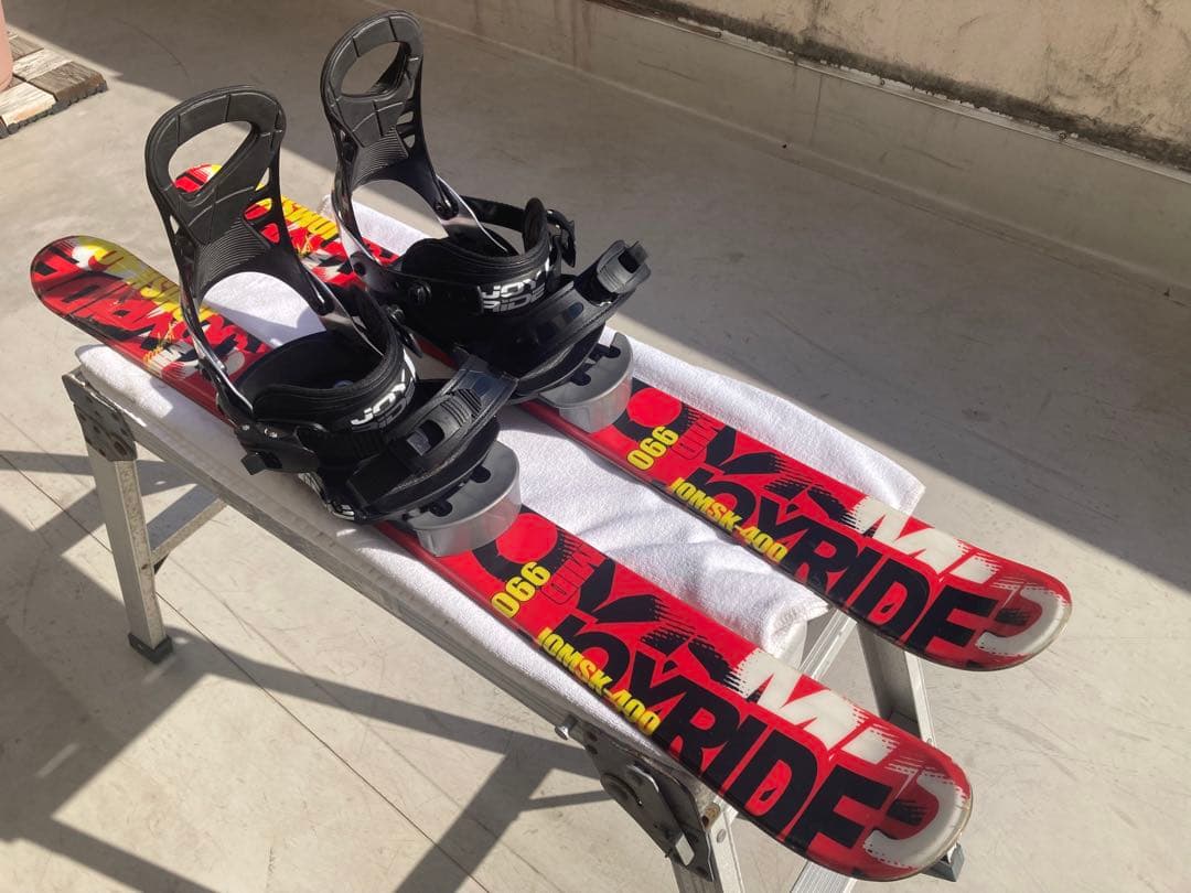 ショートスキー(ファン) スノーボードブーツ用　JOYRIDE ビィンディング無