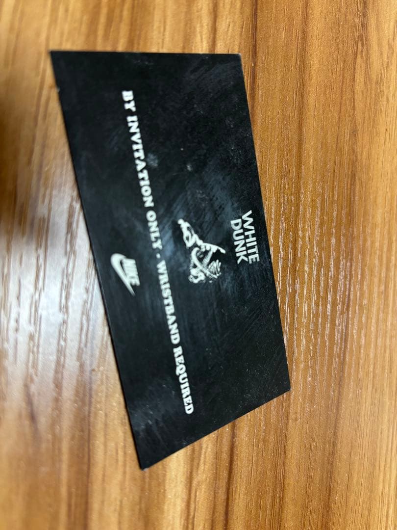 NIKE ナイキ　white dunk リストバンド